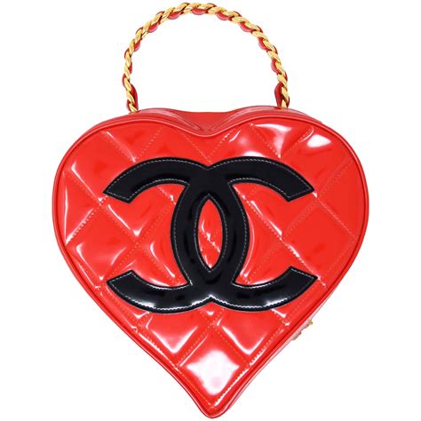 heart purse chanel|heart shaped chanel bag.